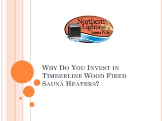Timberline Wood Fired Sauna Heaters