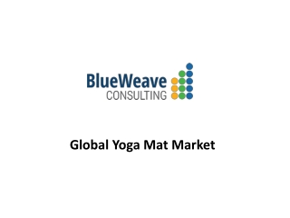 Global Yoga Mat Market during 2020-2027