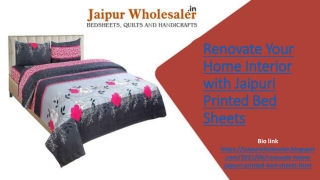 Update Home Interior with Printed Bed Sheets