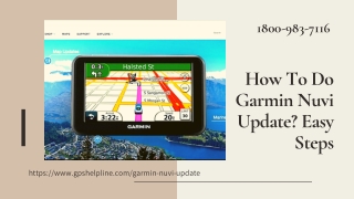 Instant Tips For Garmin Nuvi Update 1-8009837116 Garmin GPS Helpline
