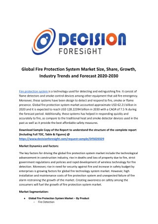Global Fire Protection System Market.docx