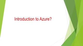 Introduction to Azure