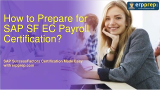 SAP SF EC Payroll C_HRHPC_2105 : Latest Questions and Exam Tips