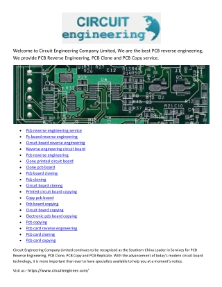 Circuit board copying