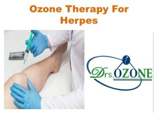 ozone Therapy For Herpes