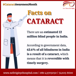 Facts on Cataracts - Best Eye Hospitals in Bellandur, Bangalore - Nelivigi Eye