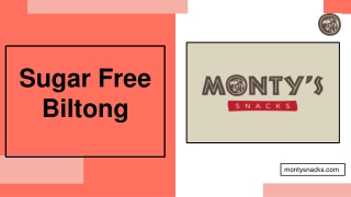 Sugar Free Biltong