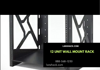 12 Unit Wall Mount Rack