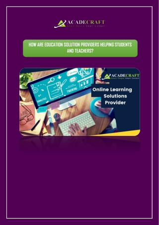 online learning solution