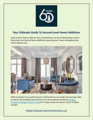 Your Ultimate Guide To Second-Level Home Additions