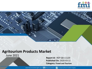 Agritourism Products Market
