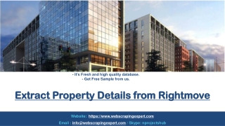 Extract Property Details from Rightmove