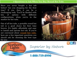 Buy Round Hot Tubs - Northern Lights Cedar Tubs