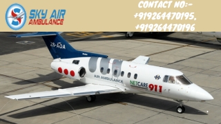 Sky Air Ambulance Service in Darbhanga with All Medical Care Support