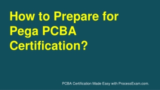 [STUDY TIPS] Pega Business Architect (PCBA) Certification