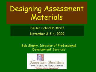 Designing Assessment Materials