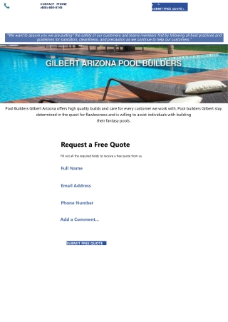 Best pool contractor gilbert ppt