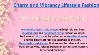 Charm and Vibrancy Lifestyle Fashion