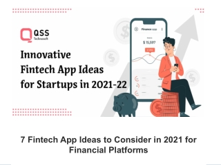 Fintech App Ideas When go for Startups in 2021