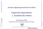 Marie-Claude LEFORT : Impact des organisations l volution des m tiers