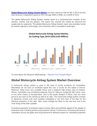 Global Motorcycle Airbag System Market size was valued at US
