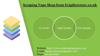 Scraping Vape Shop from Ecigdirectory.co.uk