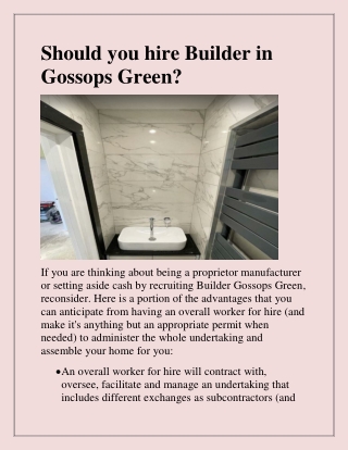 Get the best House Renovations in Gossops Green