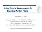 Using Needs Assessments Creating Action Plans