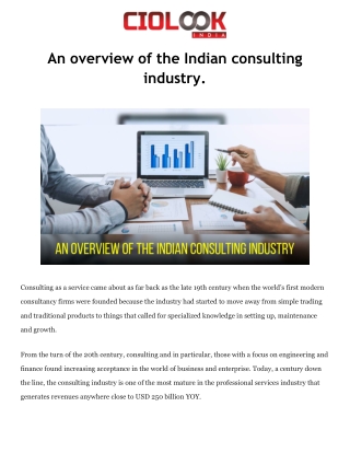 An overview of the Indian consulting industry.