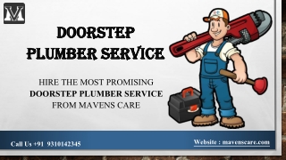 The Most Promising Doorstep Plumber Service