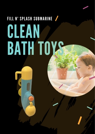 Fill N' Splash Submarine Clean Bath Toys