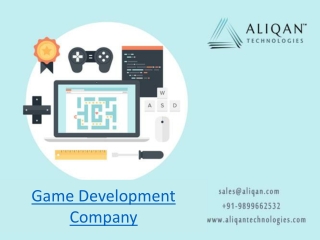 Game Development Company in India- ALIQAN Technologies
