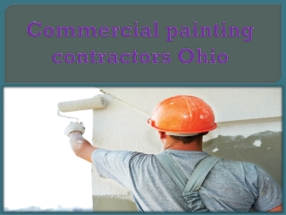 Commercial painting contractors Ohio