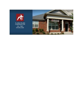 Chiropractic Services Alpharetta, GA