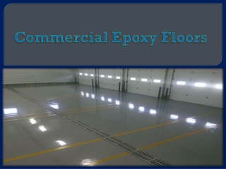 Commercial Epoxy Floors