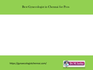 Best gynecologist in chennai for pcos 