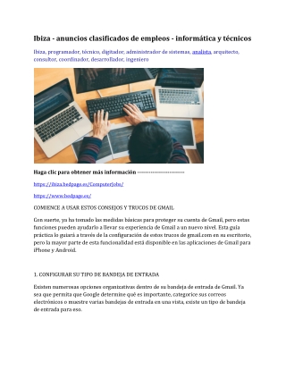 Ibiza - anuncios clasificados de empleos - informática y técnicos-converted