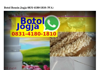 Botol Bensin Jogja 0831~4180~1810 [WA]