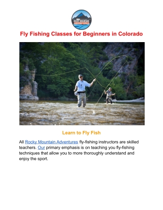Fly Fishing Classes for Beginners in Colorado