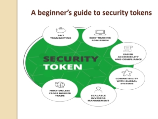 A beginner’s guide to security tokens