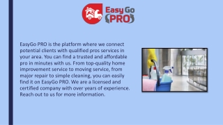 How To Choose An Experienced Moving Company? | Easy Go PRO
