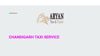 CHANDIGARH TAXI SERVICE