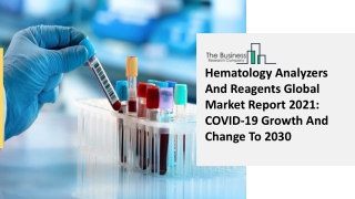 Hematology Analyzers And Reagents Market Size 2021 Explosive Factors of Revenue