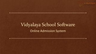 Online Admission System