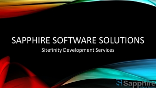 Sitefinity Development Services