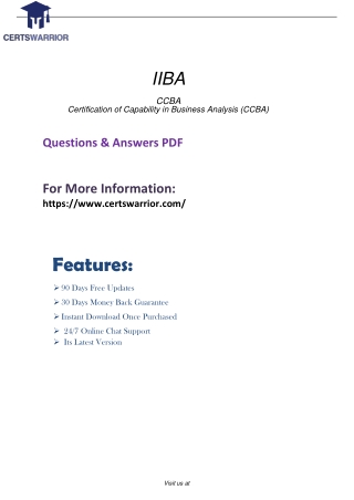 CCBA Fragen Beantworten | Sns-Brigh10