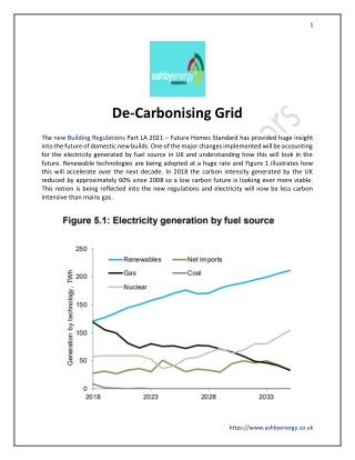 De-Carbonising Grid