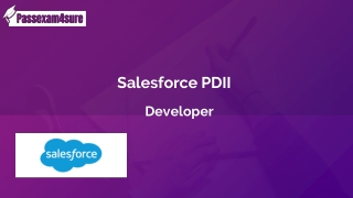 Salesforce PDII Dumps PDF with PDII Real Questions | PassExam4Sure