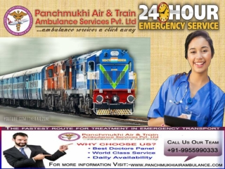 Panchmukhi Train Ambulance in Patna and Delhi - the Best Method for Patient Transportation