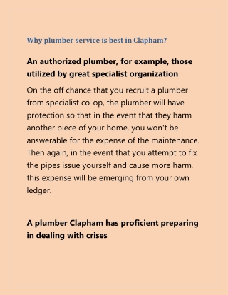 Affordable Boiler Services in Clapham